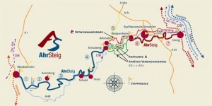 kaart ahrsteig wandelkaar wandelroute