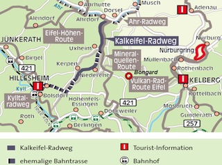kaart kalkeifel radweg