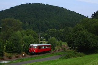 Oleftalbahn Duitsland Eifel trein spoorweg