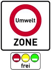umweltzone duitsland verkeersbord milieusticker