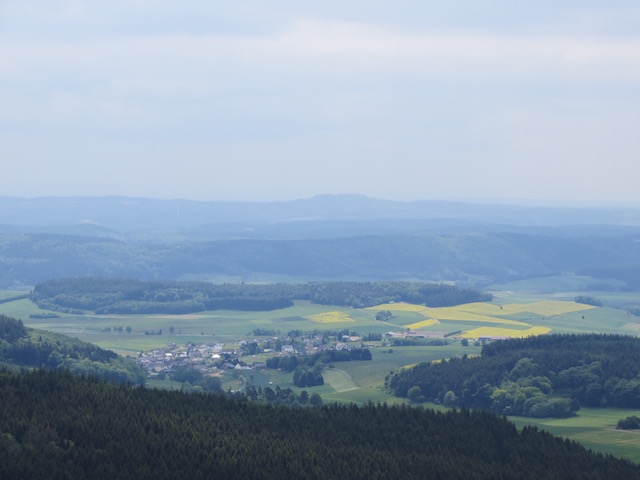panorama eifel landschap duitsland hohe acht natuur wandelen