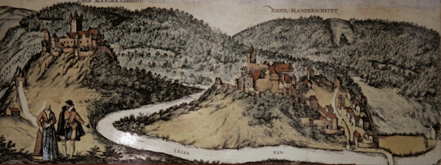 burchten manderscheid oberburg niederburg eifel duitsland
