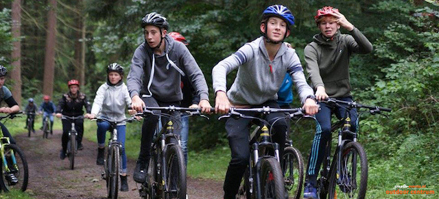 Mountainbike eifel duitsland fietsen