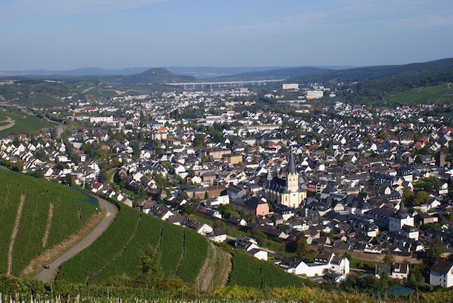 ahrtal ahrdal uitzicht bad Neuenahr Ahrweiler Duitsland Eifel