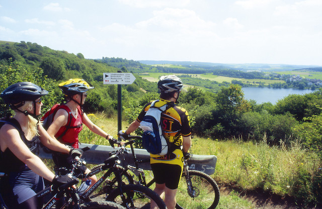 Schalkenmehrener Maar Schalkenmehren Daun fietsen fietsroute