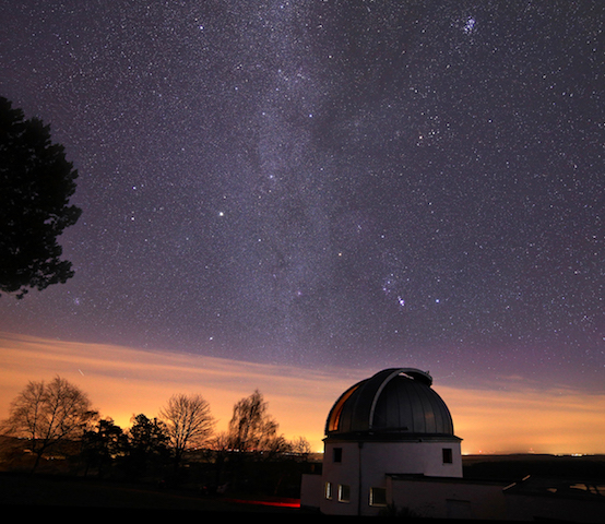 nachthemel sterrenwacht hoher list observatorium eifel duitsland