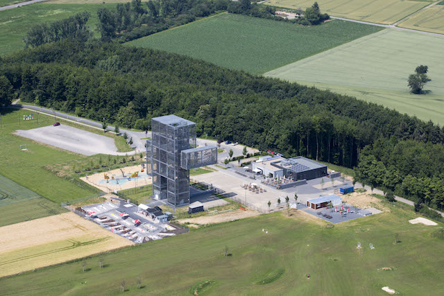 Indemann drone eifel duitsland toren uitkijktoren