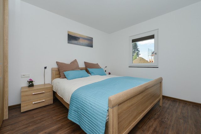 slaapkamer vakantiehuisje eifel duitsland pulvermaar