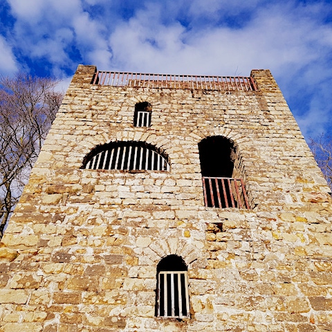toren burcht pruemer burg pruemzurlay eifel duitsland
