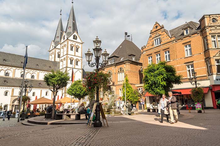 Het mooie centrum van Boppard is zeker ook een bezoek waard.