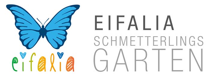 logo eifalia vlindertuin in Blankenheim in de Eifel.