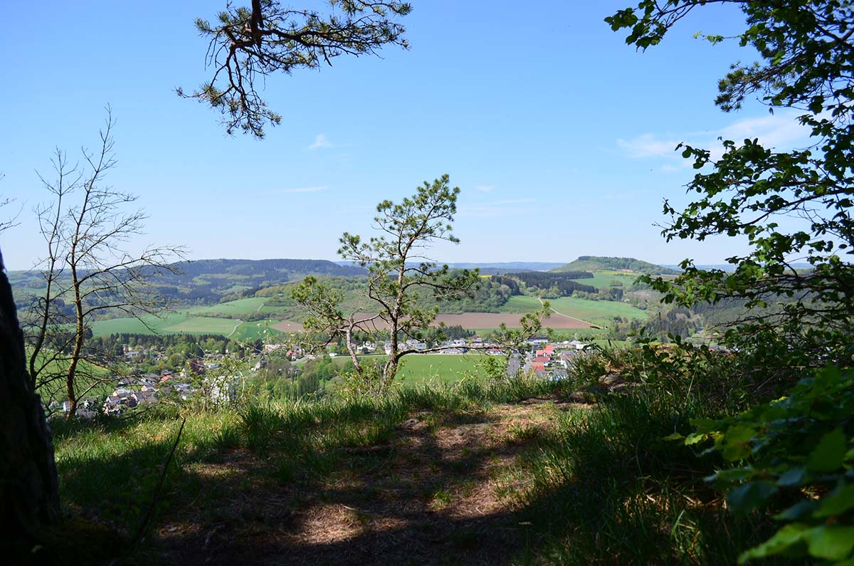panorama uitzicht gerolsteiner felsenpfad