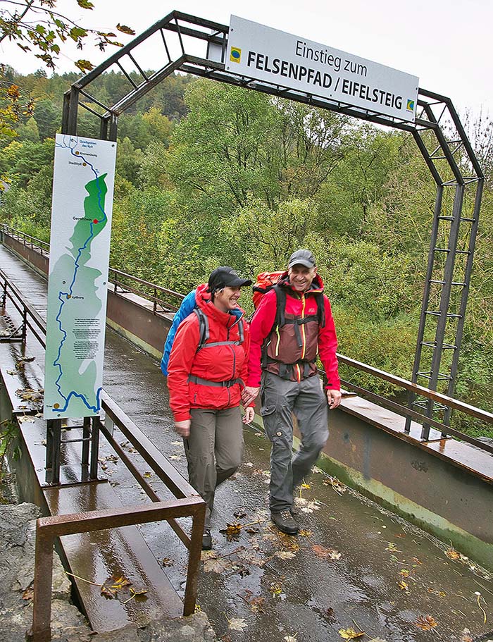 Start- en eindpunt van de Gerolsteiner Felzenpfad.