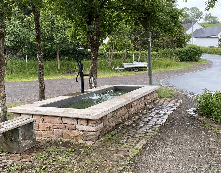 de waterbron in Deudesfeld