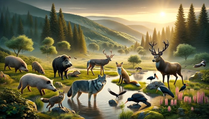 de dieren van de eifel