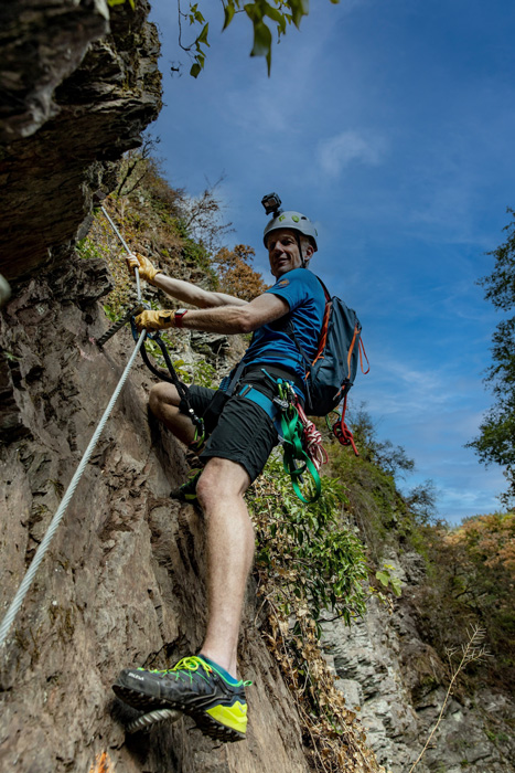 via ferrata klimmen Klettersteig Manderscheid.